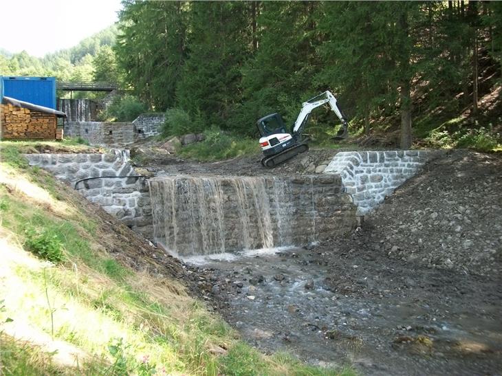 Wildbachverbauung saniert 19 Sperren im Cislesbach