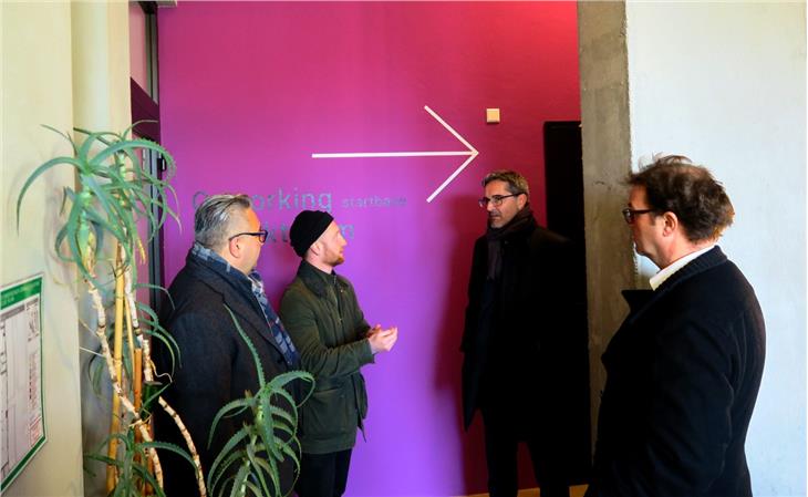 BASIS di Silandro, Kompatscher in visita nei coworking