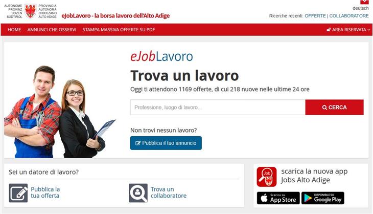Borsa lavoro dell'Alto Adige: un portale per il settore agricolo