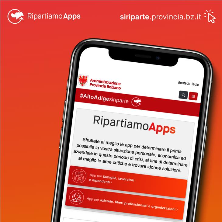 RipartiamoApps, aiuto a famiglie e imprese nella gestione finanziaria