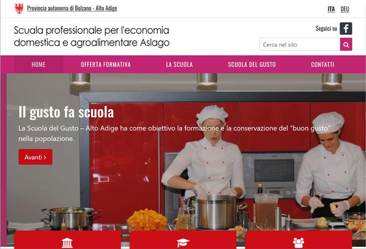 Lancio dei nuovi portali web delle scuole professionali provinciali