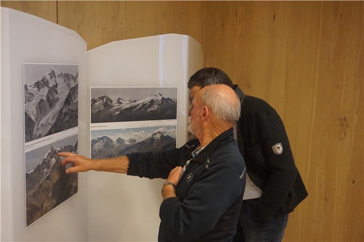 Gletscherschwund in Bildern: Ausstellung in Sterzing