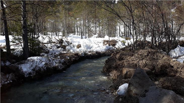 Rienz: Mehrjähriges Projekt beginnt mit Baustelle in Toblach