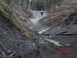 Arbeiten an Sperren im Geiselsberger Bach in Olang abgeschlossen
