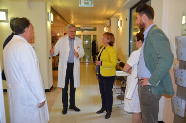 Gesundheitslandesrätin Martha Stocker besucht Bonvicini-Klinik 