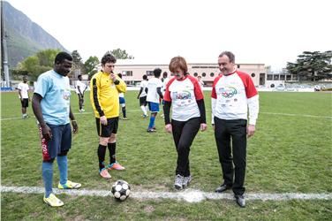 Fußballturnier im Zeichen des Friedens, der Solidarität und des Respekts