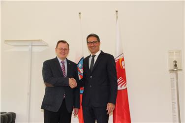 Thüringens Ministerpräsident Ramelow besucht LH Kompatscher