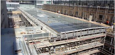 Baustelle Krankenhaus kommt voran