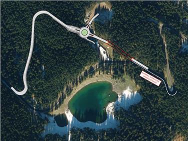 Dalla Giunta: lago di Carezza, nuovo tracciato per la strada