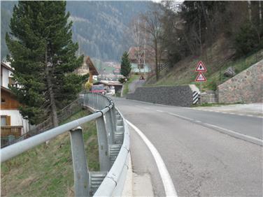 Sarnthein: Straße wird begradigt und verbessert